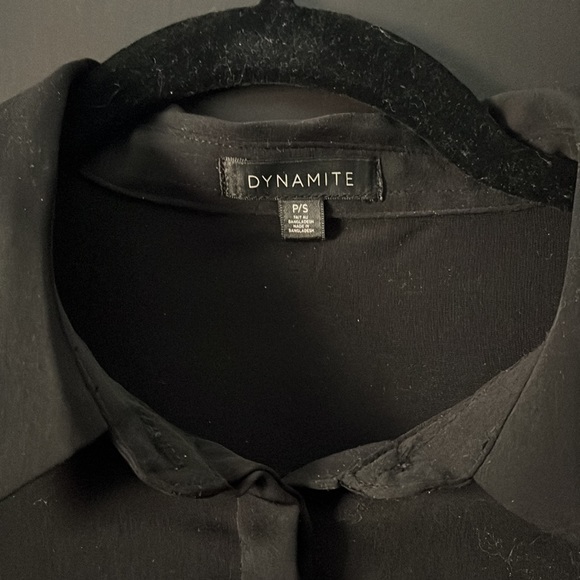 Black ruffle blouse - Picture 2 of 8